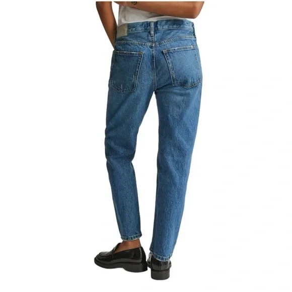 Everlane The Relaxed Straight Jean Size 30 Bottom Fly Vintage Wash Mid Rise - Picture 2 of 11